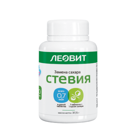 Sugar substitute stevia tablets N150 - LEOVIT