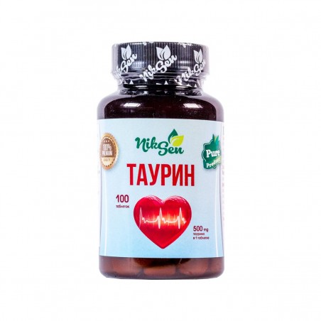 Taurine tablets N100 NIKSEN For the heart muscle