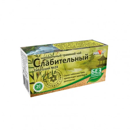 Teavit tējas dzēriens Caureju veicinošs "Tibetas №24" 20x1,5g Slabiteļnij