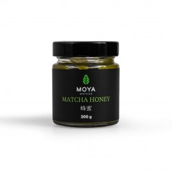 Organic honey with Matcha...