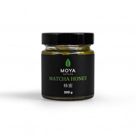 Organic honey with Matcha 200g Moya