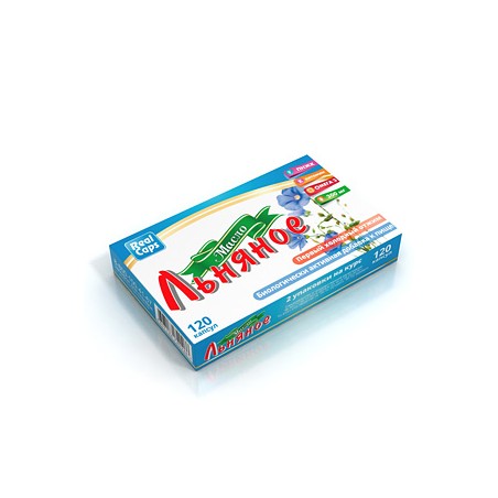 Linsēklu eļļas kapsulas 250 mg N120 REALCAPS