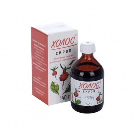 Kholos sīrups 140g Ekstrakts no mežrozītēm