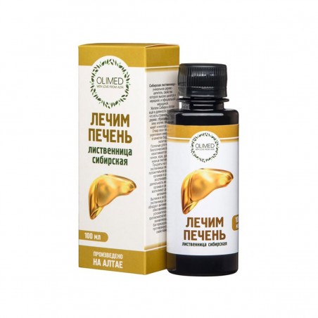 Sibīrijas lapegles balzams "Ārstē aknas", 100 ml Olimed