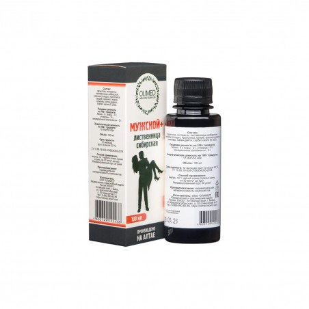 Sibīrijas lapegles balzams "Vīriešu +", 100 ml Olimed