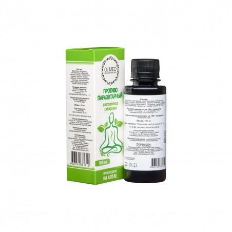Sibīrijas lapegles balzams "Antiparazitārs", 100 ml Olimed