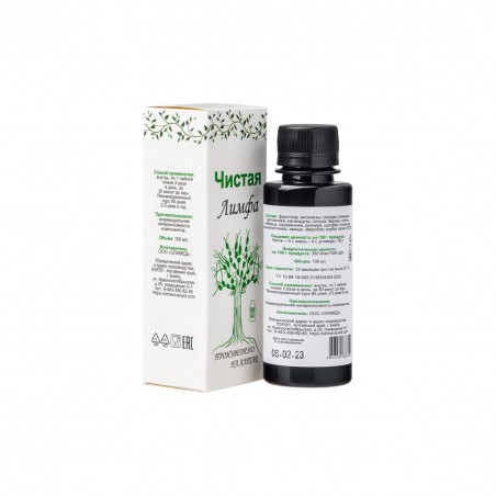 Sibīrijas lapegles balzams "Tīrā limfa", 100 ml Olimed