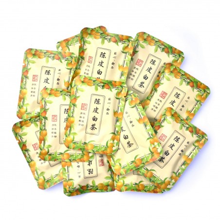 Chen Pi Bai Cha 50g presēta baltā tēja ar mandarīna miziņu T.Ar