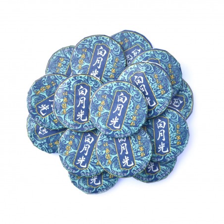 Yue Guang Bai "Blue Coin" 50g pressed white tea T.Ar