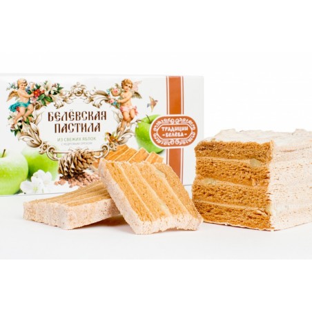 Belevskaya pastila "With pine nuts" 100g Tradicii Belyova