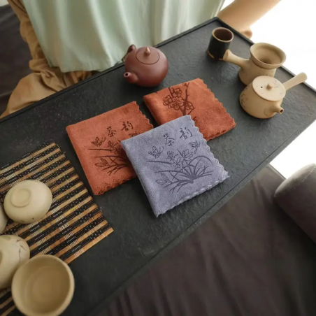 Absorbent Cloth, High-End Thick Tea Towel Tablecloth for Chinese Tea ceremony