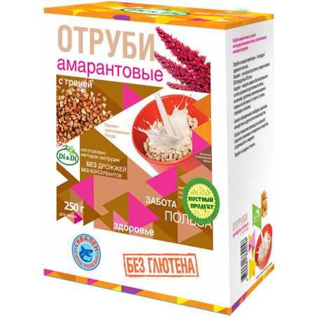 Amaranth BRANS with buckwheat 250g Gluten Free