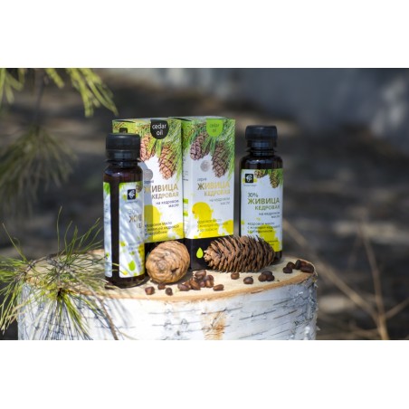 Cedar resin on cedar oil with mumiyo 100ml