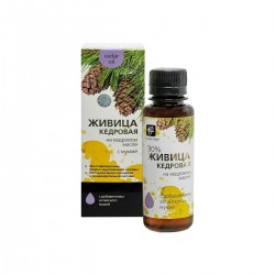 Cedar resin on cedar oil...