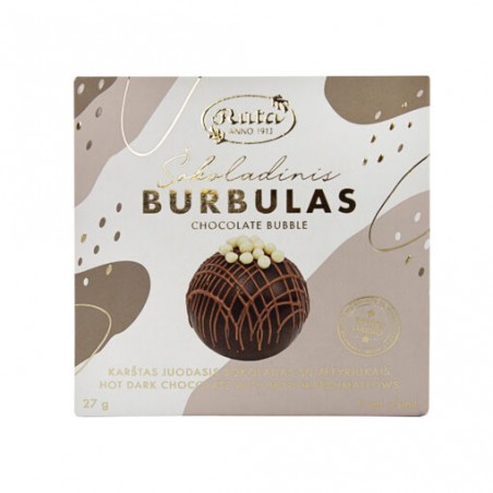 Hot dark chocolate with mini marshmallows “Chocolate bubbles“, 27 g RUTA