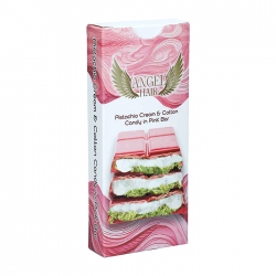 Pink chocolate with cotton...