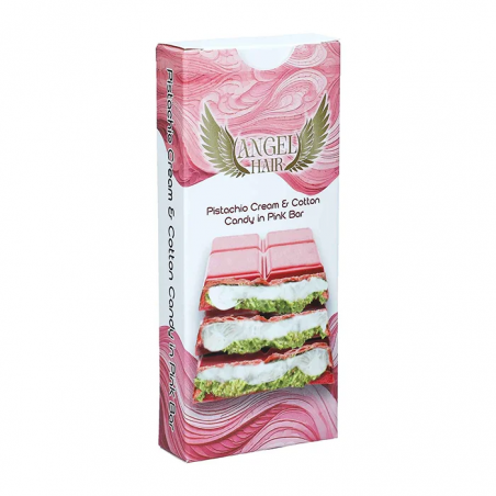 Pink chocolate with cotton candy Angel Hair 80g