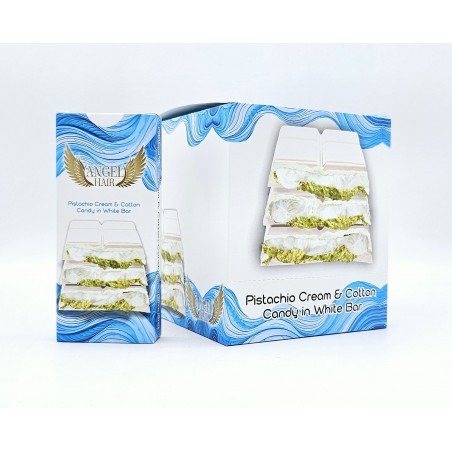 White chocolate with cotton candy Angel Hair 80g