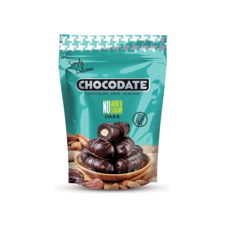 DUBAI Chocodate – финики в шоколаде с миндалем, без добавления сахара, 90 г