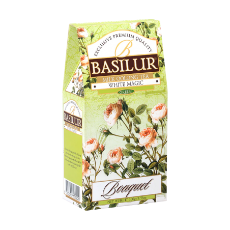 WHITE MAGIC green tea with milk oolong BASILUR Bouquet 100G