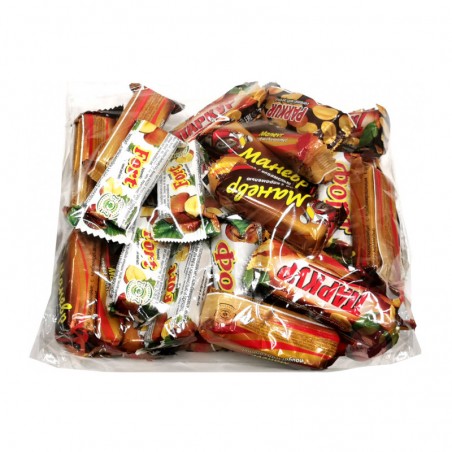 Glazētu konfekšu komplekts "Petrovska forts" "Parkurs", "Manevrs", "Forts" 1 kg