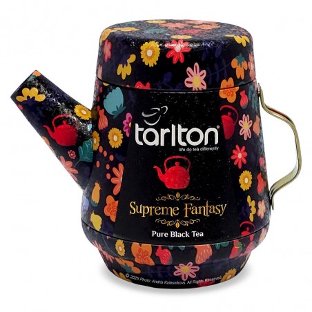 Supreme Fantasy Melnā beramā lapu tēja, Tarlton, 100g