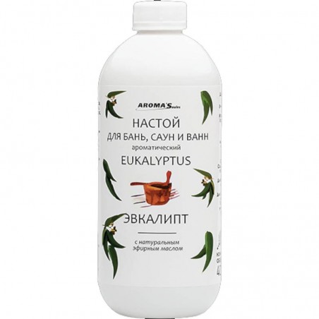 Aromatic infusion for baths, saunas and bathtubs "Eucalyptus", 400 ml AromaSaules
