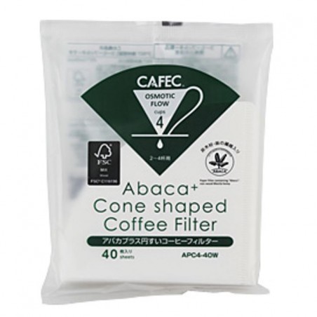 Cafec Abaca+ Cone-shaped Paper Filter size 02 40 pcs