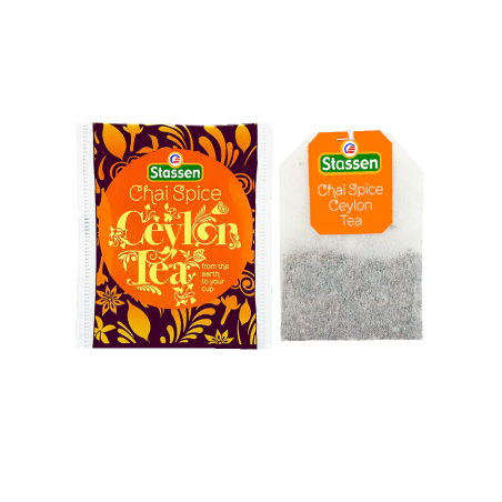 Stassen melna tēja ar čai garšvielām 25 tējas maisiņi