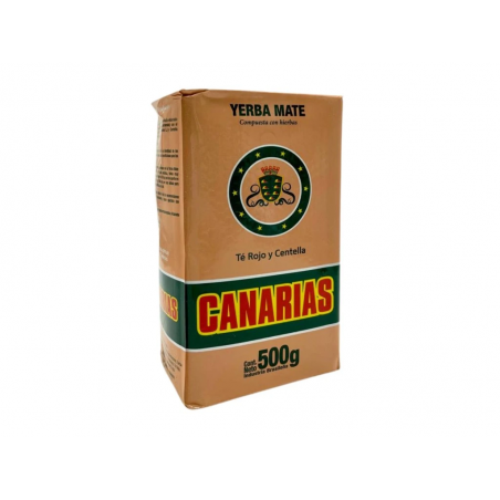 Canarias Té Rojo y Centella 500g yerba mate with Pu-erh tea and Gotu Kola