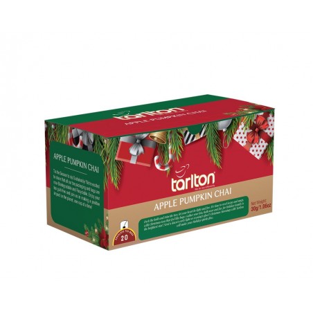 Apple Pumpkin Chai Чёрный чай в пакетиках, 20x1.5g, Tarlton