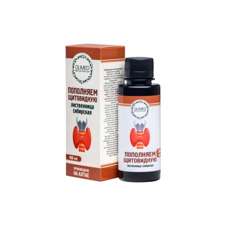 Siberian Larch "Replenishing the Thyroid" Balm, 100 ml Olimed