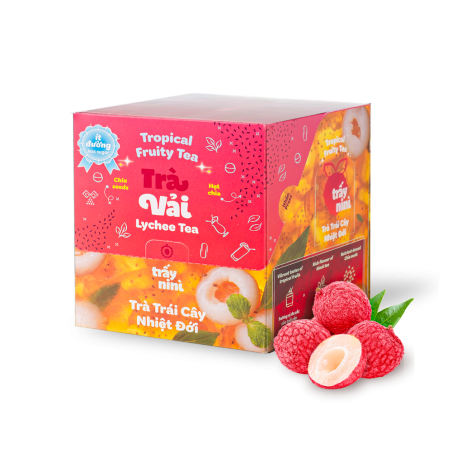 Lychee fruit chia seed instant tea drink Ban Me Gold 100g (10gx10pcs)
