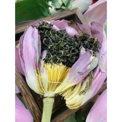 Green tea in Lotus flower “Ancient Tree” 80g Vietnam