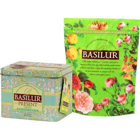 BASILUR Present GREEN зеленый чай 100g