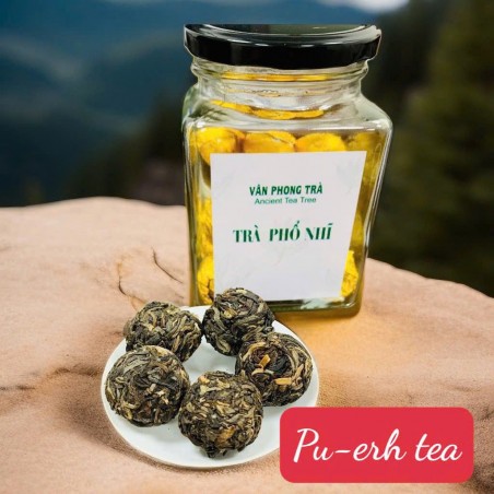 Vietnamese Sheng (Raw) Puerh 10 pcs x 6 g (approx. 60g) Van Phong Tea