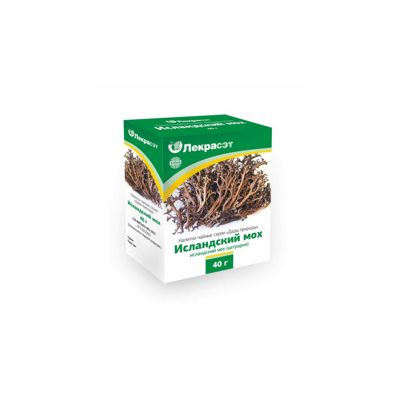 Icelandic moss (CETRARIA) 40 g LEKRASET Icelandic moss (CETRARIA) 40 g LEKRASET