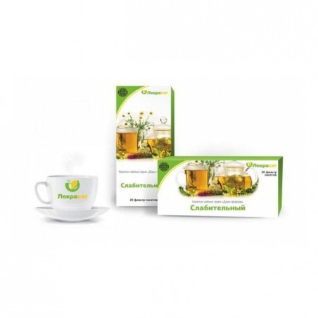 Laxative Tea Drink Filter Bags 1.5g, No. 20 LEKRASET Slabitelny