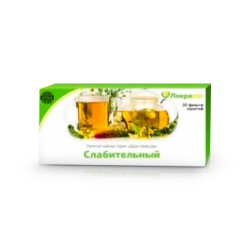 Laxative Tea Drink Filter Bags 1.5g, No. 20 LEKRASET Slabitelny