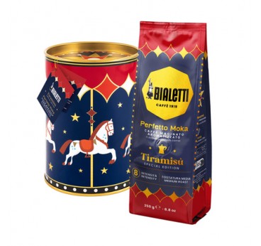 Maltā kafija Caffe Macinato Tiramisu Joyful Christmas Espresso 250 g Bialetti