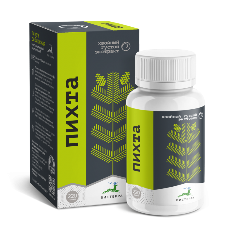Siberian Fir Thick extract 220 g Visterra Pihta Siberian Fir Thick extract 220 g Visterra Pihta