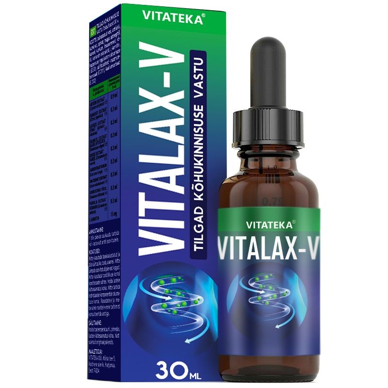 Caurejas pilieni "Vitalax - V", 30 ml Vitateka Caurejas pilieni "Vitalax - V", 30 ml Vitateka
