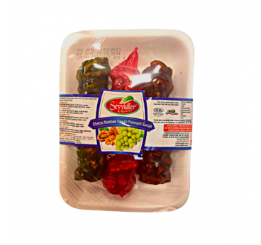 Valrieksti vīnogu, granātābolu un kivi sulā 350g (Sudžuk, Čurčhela)