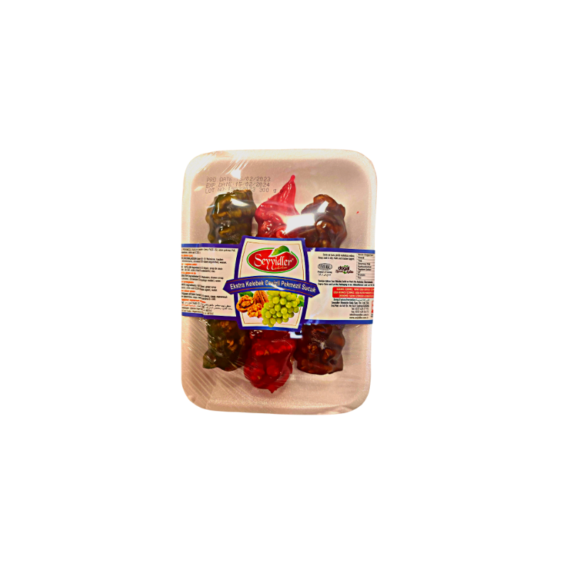 Walnut in grape, pomegranate and kiwi juice (Cucuk, Churchela) 350g Walnut in grape, pomegranate and kiwi juice (Cucuk, Churchela) 350g