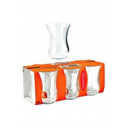 Turkish tea set glass cups 6pcs