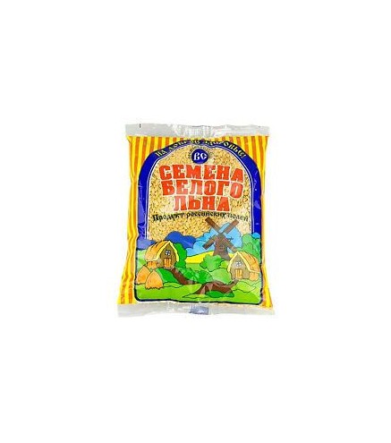 White flax seeds 200g "COMPASS OF HEALTH"