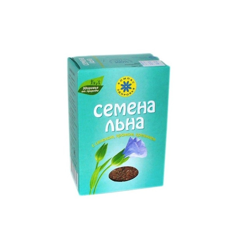Flaxseed with selenium, chromium, and silicon 200g - Health Compass Flaxseed with selenium, chromium, and silicon 200g - Health Compass