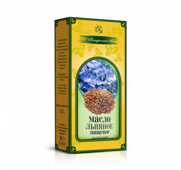 Flaxseed oil, unrefined, 250 ml in a box Naturalnie Masla