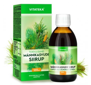 Priežu pumpuru sīrups 120 ml Vitateka
