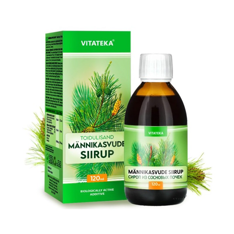 Pine bud syrup 120 ml Vitateka Pine bud syrup 120 ml Vitateka